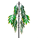 Tropical Oasis Wind Spinner Metal Willow Tree, 84"H