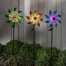 Solar Metal Flower Wind Spinner, 3 Styles, 12PCS CDU