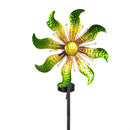 Solar Metal Flower Wind Spinner, 3 Styles, 12PCS CDU