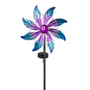 Solar Metal Flower Wind Spinner, 3 Styles, 12PCS CDU