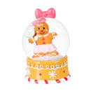 Sugar & Stripes Water Globe Gingerbread, Asst of 2, 4"H