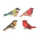 Wood Carved Bird Clip ORN, A/4