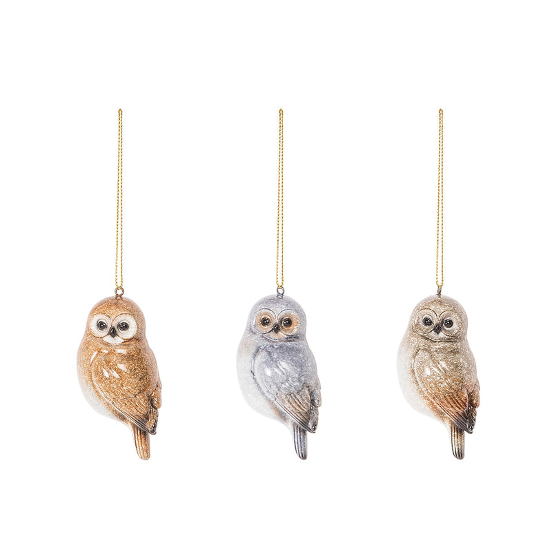 Owl Ornaments, A/3
