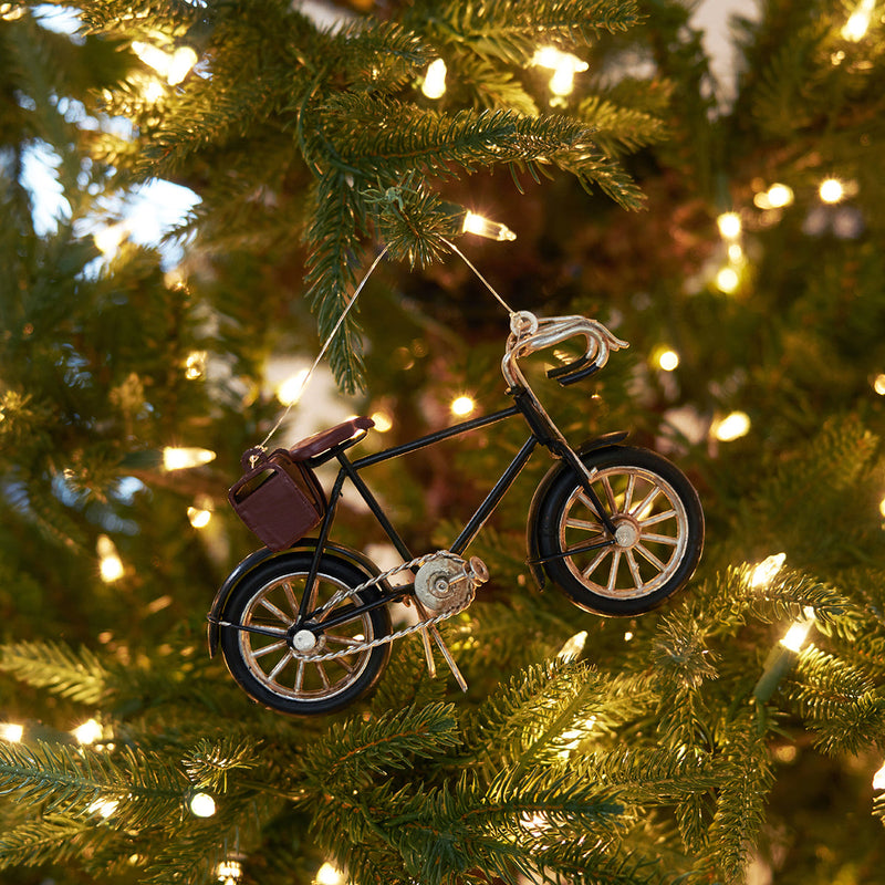 Black Bike Ornament
