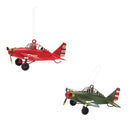 Red & Green Biplane, A/2
