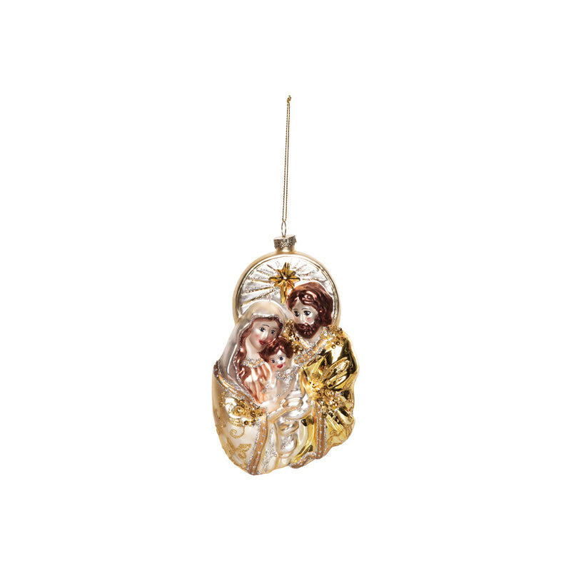 Blown Glass Nativity Orn