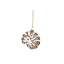 Blown Glass Gold Conch Shell Orn