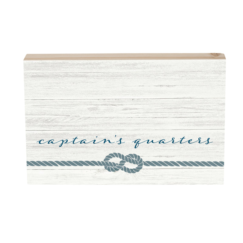 Monogram Blank Captains Quarters Plock 12x8"