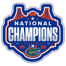 University of Florida, Mens NCAA Basketball Champions LED Wall Decor, Glazelite, Shaped Logo