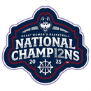 University of Connecticut, Womens NCAA Basketball Champions LED Wall Decor, Glazelite, Shaped Logo