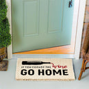 If You Forget the Wine Woven Back Coir Mat