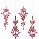 NAPA Home & Garden, JEWELED ARABESQUE ORNAMENTS, SET OF 4,Z4206RRD