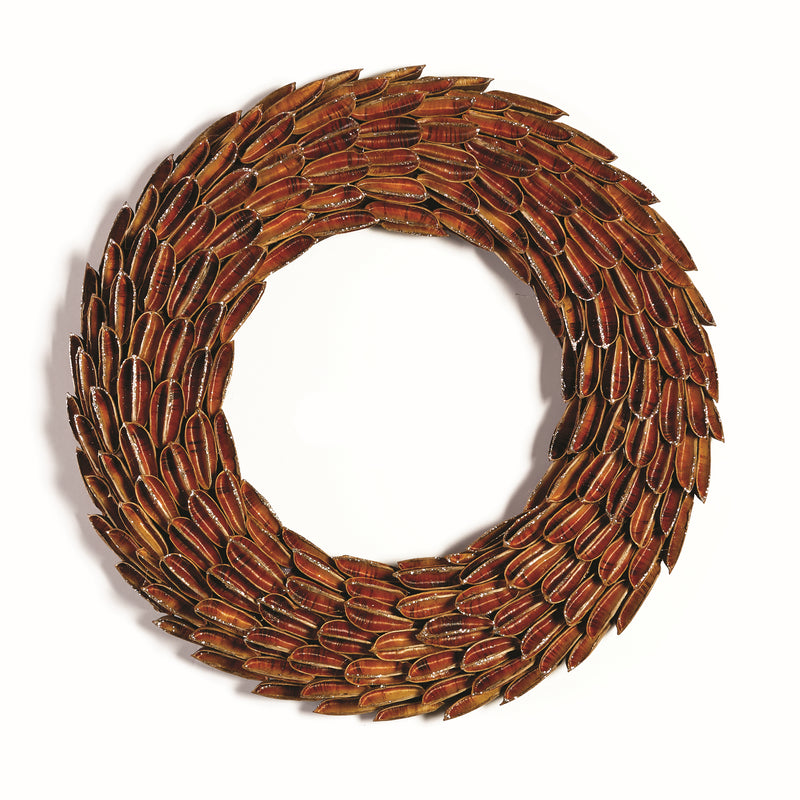 NAPA Home & Garden, SISAL SHELL WREATH 18.5",Z6136BR
