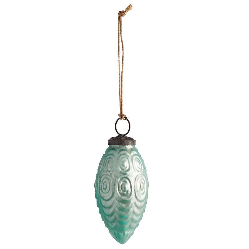 NAPA Home & Garden, GREENHOUSE GLASS DROP ORNAMENT 5"H,Z7026GRL