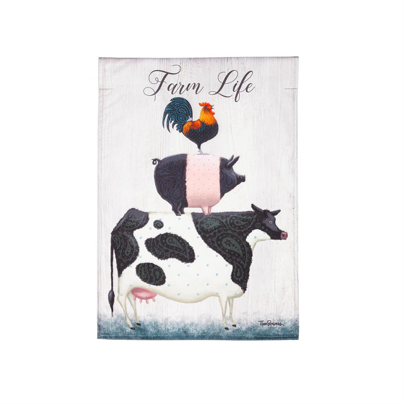 Suede Garden Flag,Farm Life