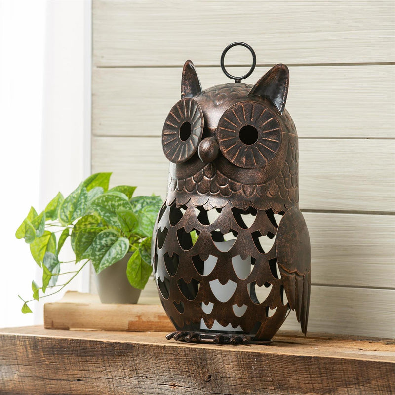 18"H LED Owl