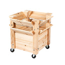 22" H Wooden Raised Bed Garden