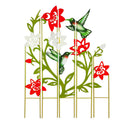 5 Panel metal stake, Hummingbirds