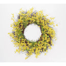 24 in Wreath,Yellow Wild Flowers