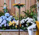 Metal Torch Stake, Yellow Flower