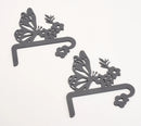 Set of 2 Metal Hanger, butterfly