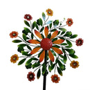 Dual Sided Springtime Gemstone Wind Spinner , Flower