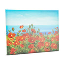 LED Outdoor Canvas, Flowers by the Sea