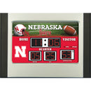 6.5"x9" Scoreboard Desk Clock (NG)- U of Nebraska,0128608c