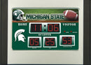 6.5"x9" Scoreboard Desk Clock (NG)- Michigan St,0128623b