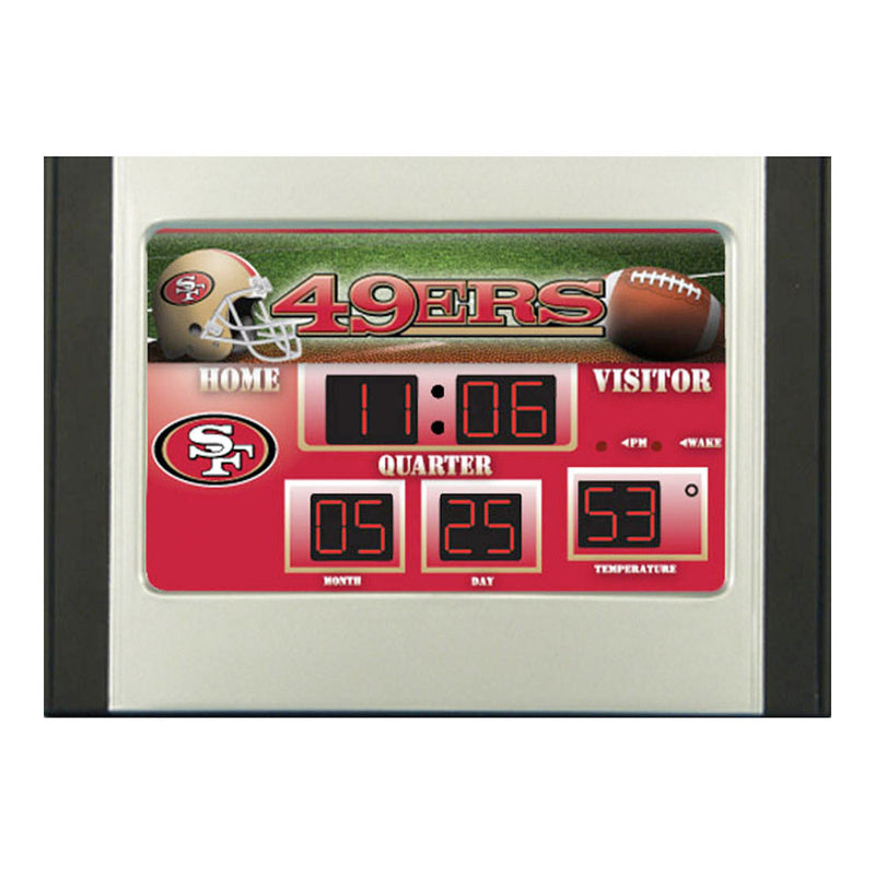 Scoreboard Desk Clock - San Francisco 49ers,0128804b