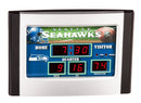 Scoreboard desk clock, Seattle Seahawks,0128825b