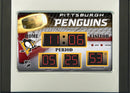 6.5"x9" Scoreboard Desk Clock (NG)- Pittsburgh Penguins,0128916b