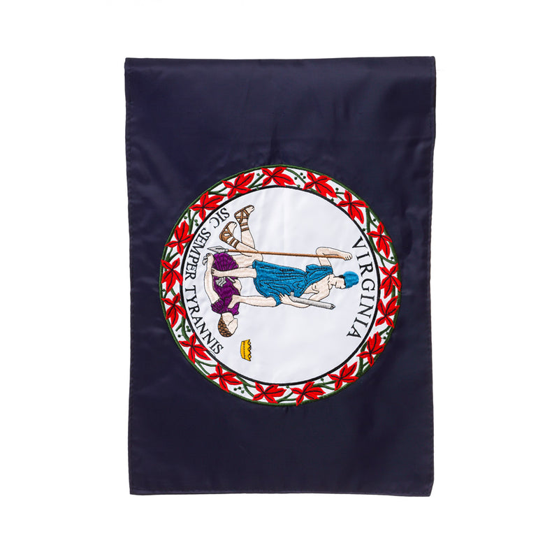 Virginia State Flag, Garden, Applique,11364