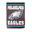 Embossed Suede Flag, House Size, Philadelphia Eagles,13es3823