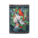 Winter Bird Friends Lustre House Flag,13lu11080