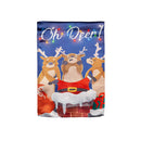 Oh Deer Lustre House Flag,13lu11231