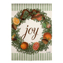 Joy Wreath Moire House Flag,13m12227