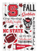 North Carolina State University, Moire Flag, House Size, Fall Seasonal,13m909