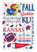University of Kansas, Moire Flag, House Size, Fall Seasonal,13m996