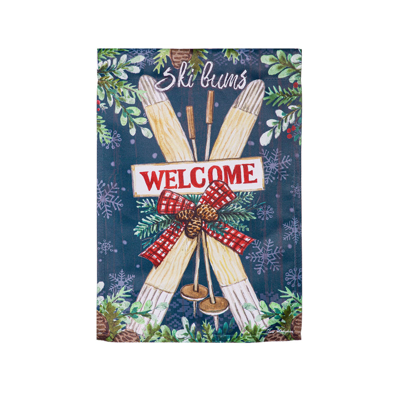 Ski Bum's Suede House Flag,13s11574