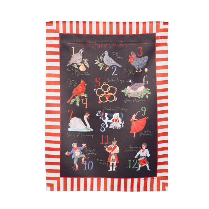 Holiday Count Down Suede House Flag,13s12497