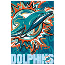 Miami Dolphins, Suede REG, Justin Patten Logo,13s3816jpal