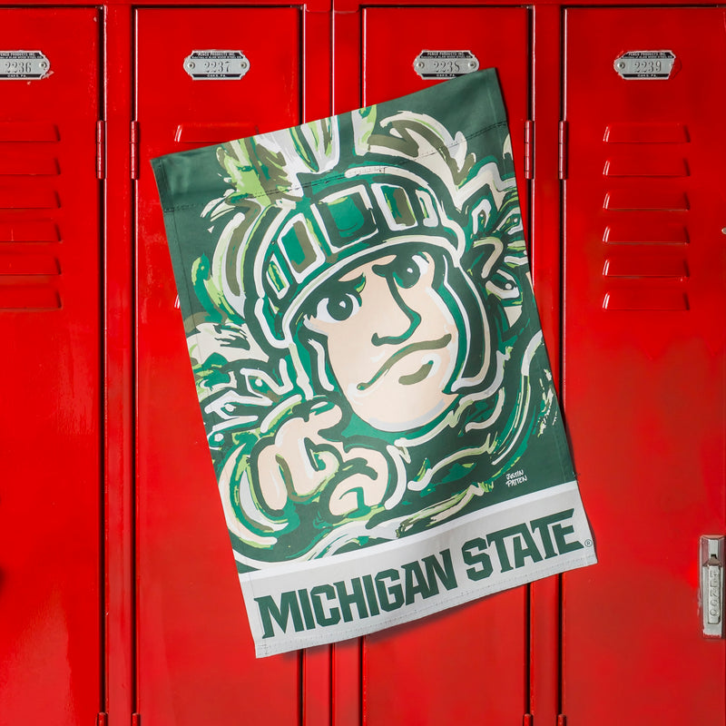 Michigan State University, Suede REG Justin Patten,13s971jpa