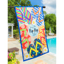 Flip Flop Life House Linen Flag,13l9147