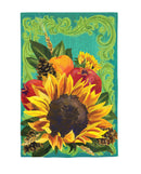 Fall Floral Suede Garden Flag,142046an