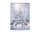 Woodland Christmas Garden Satin Flag,14a10044