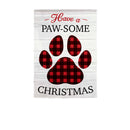 Have a Paw-some Christmas Burlap Garden Flag,14b11334