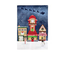 Christmas Eve Burlap Garden Flag,14b11624