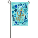 Ahoy! Garden Burlap Flag,14b4798bl