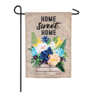 Wood Flower Crate  Garden Burlap Flag,14b9044bl